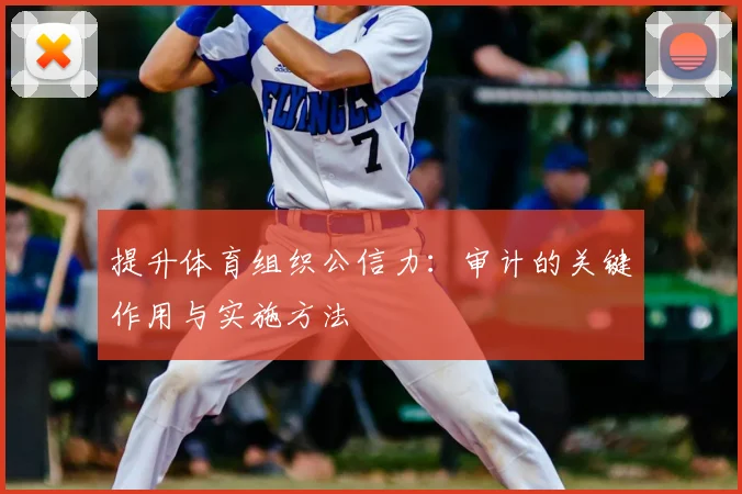 提升体育组织公信力：审计的关键作用与实施方法